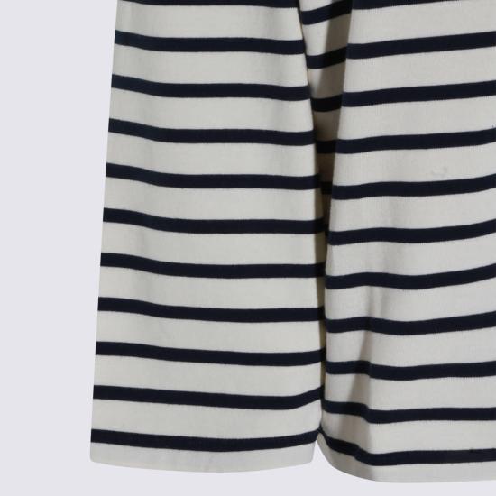  애니빙 반팔 티셔츠 아니네 빙 화이트 앤 블랙 코튼 티셔츠 레드 - ANINE BING