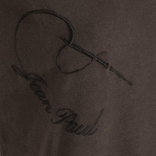  장 폴 고티에 반팔 티셔츠 코튼 티셔츠 다크 그레이 - JEAN PAUL GAULTIER