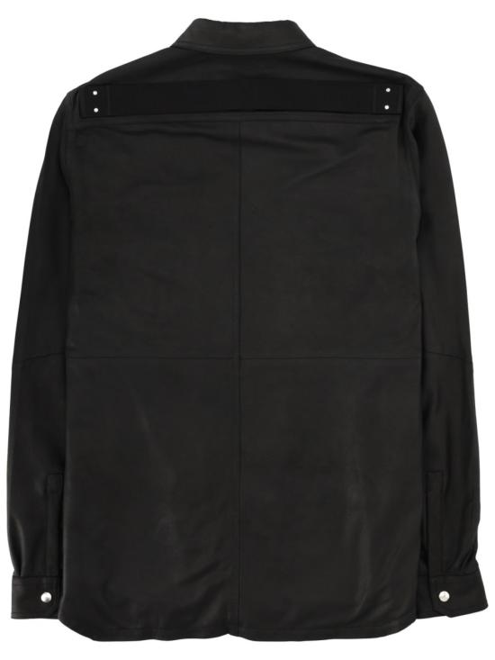  릭 오웬스 가죽 자켓 블랙 가죽 재킷 - RICK OWENS