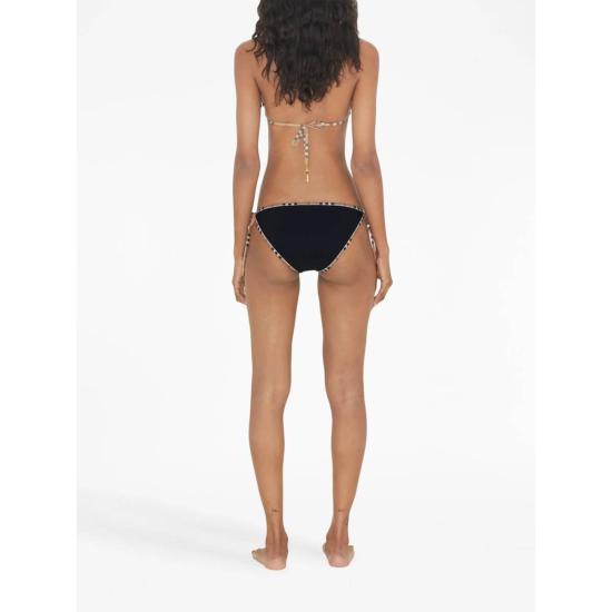  버버리 비키니 수영복 비치웨어 비키니 블랙/뉴트럴 - BURBERRY