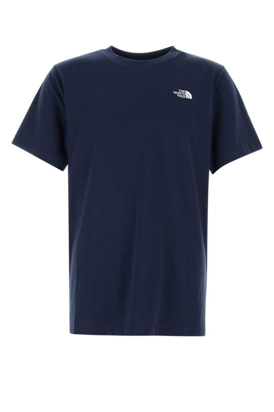  노스페이스 반팔 티셔츠 코튼 블렌드 티셔츠 서밋 네이비