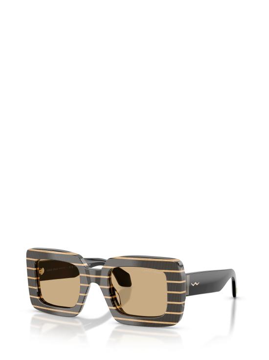 26FW 조르지오 아르마니 선글라스 AR8241U 622673 THIN STRIPED BLACK GOLD - GIORGIO ARMANI
