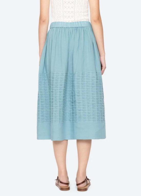  씨뉴욕 미디 스커트 씨 나이 바이올렛 스커트 - SEA NY