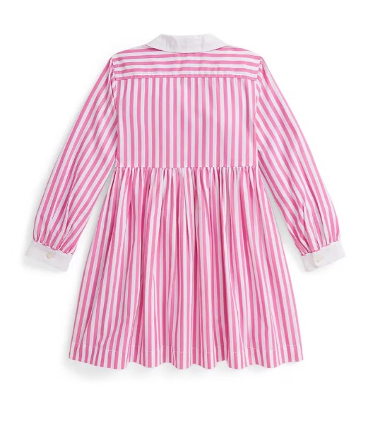 26SS [키즈] 폴로 랄프로렌 원피스 312A95899 001206A DESERT PINK WHITE - POLO RALPH LAUREN