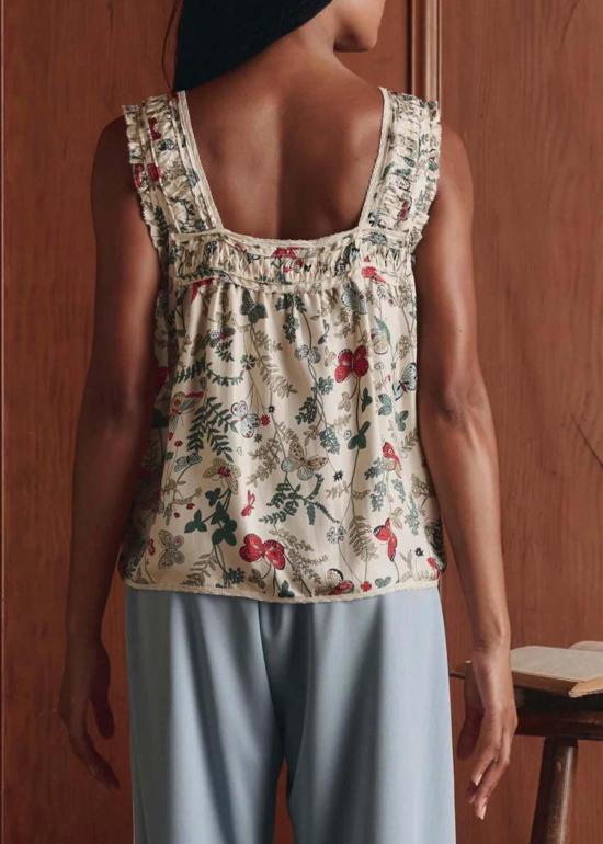  더 그레이트 민소매 티셔츠 위대한 빅토리아 시대 탱크탑 나비 - THE GREAT