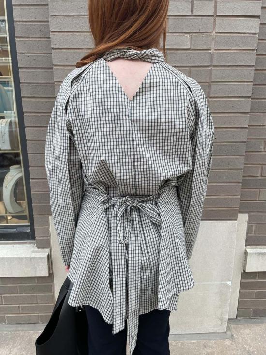  더 엔케이씨 스토어 숏 원피스 NKC 스토어 보니 타탄 미니 드레스/튜닉 - The NKC Store