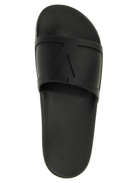 발렌티노 가라바니 샌들 Valentino Garavani 쿨사이드 슬라이드 블랙 - VALENTINO GARAVANI