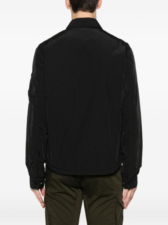  씨피 컴퍼니 자켓 C.P. 컴퍼니 크롬 R 나일론 오버셔츠 재킷 블랙 - C.P. COMPANY