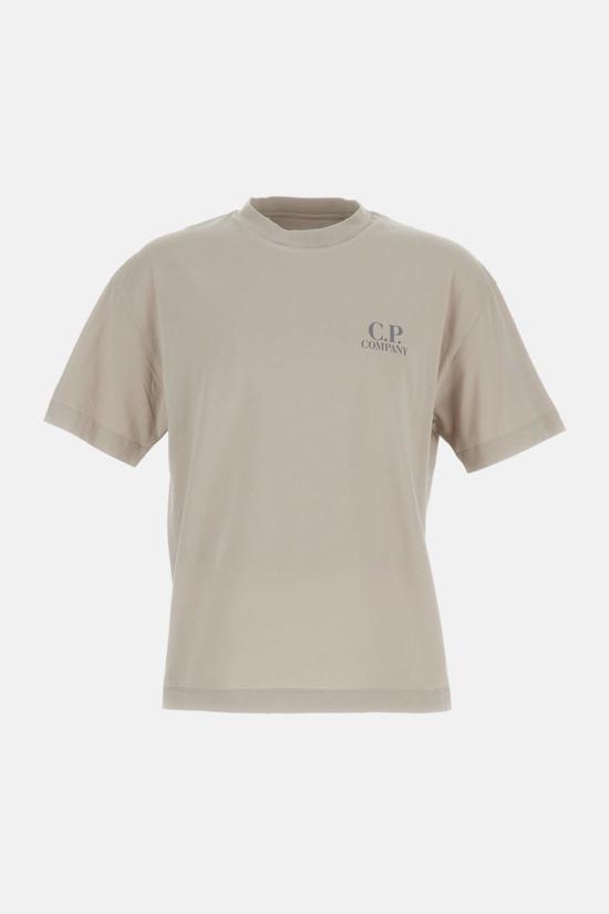  씨피 컴퍼니 반팔 티셔츠 C.P. 컴퍼니 크루넥 로고 티셔츠 (회색)