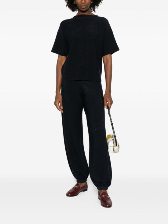  파비아나 필리피 스트레이트 팬츠 울/면 혼방 바지 (블루) - FABIANA FILIPPI