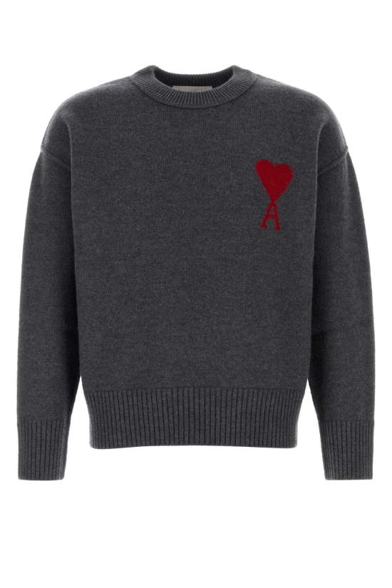 아미 스웨터 알렉상드르 마티우시 다크 그레이 울
