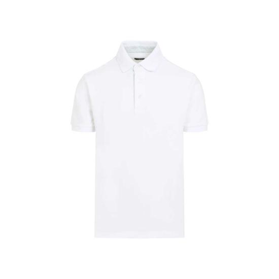  에트로 폴로 티셔츠 로마 프린트 디테일 폴로 셔츠 - ETRO