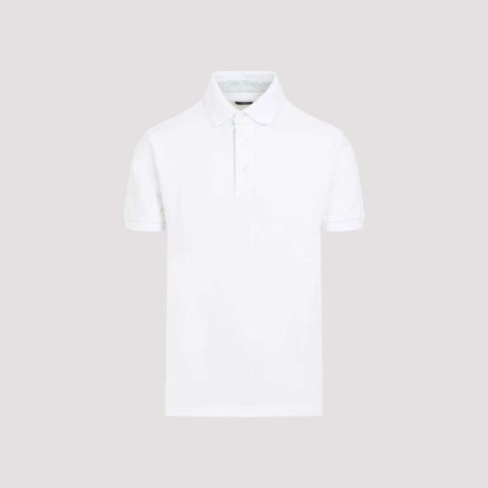  에트로 폴로 티셔츠 로마 프린트 디테일 폴로 셔츠 - ETRO