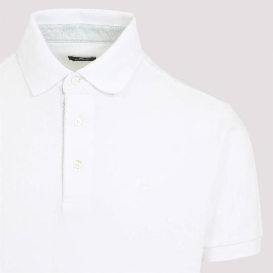  에트로 폴로 티셔츠 로마 프린트 디테일 폴로 셔츠 - ETRO