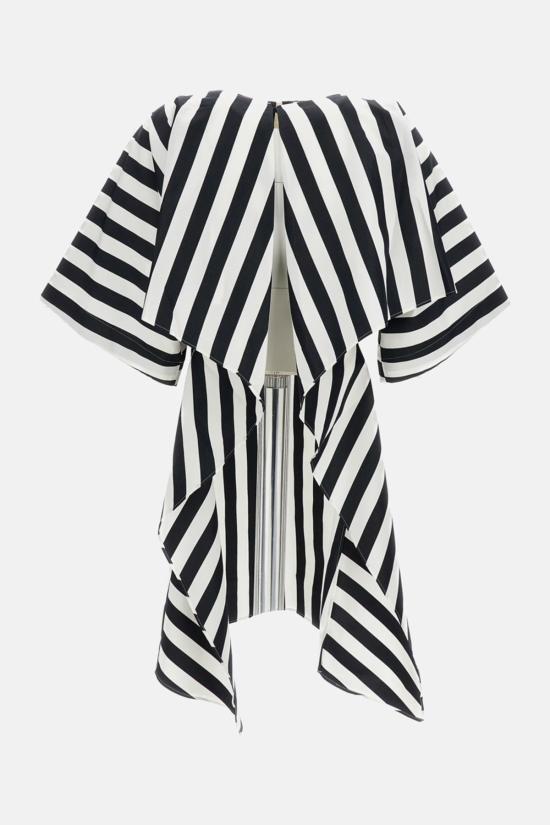  자크뮈스 숏 원피스 Jacquemus La Tunique 무아송 드레스 화이트/블랙 - JACQUEMUS