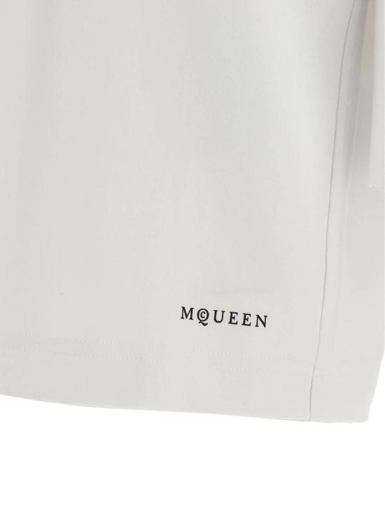 26SS 알렉산더 맥퀸 반팔 티셔츠 858340QZAQP0900 White - ALEXANDER MCQUEEN