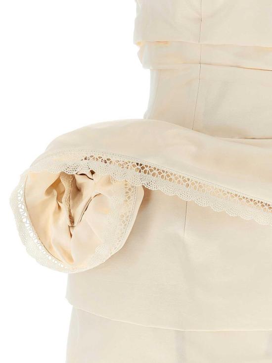 26SS 마그다뷰트림 미디 스커트 281426CREAM Nude Neutrals - MAGDA BUTRYM