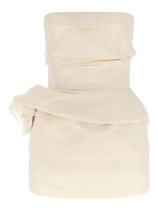 26SS 마그다뷰트림 미디 스커트 281426CREAM Nude Neutrals