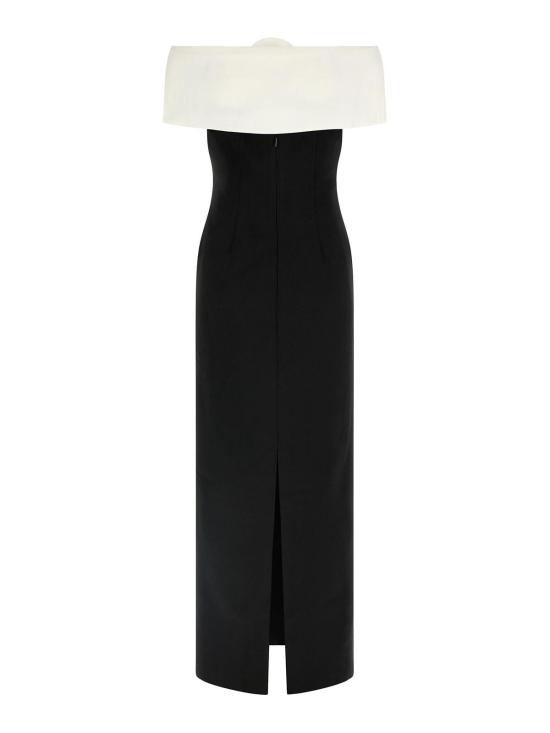 26SS 셀프 포트레이트 롱 원피스 RS26180XBLACK White - SELF PORTRAIT