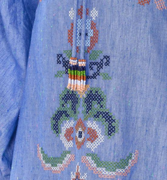 26SS 팜 리오 미디 원피스 349077 26051 Blue - FARM RIO