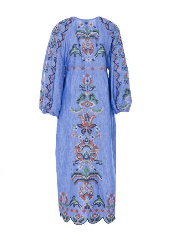 26SS 팜 리오 미디 원피스 349077 26051 Blue - FARM RIO