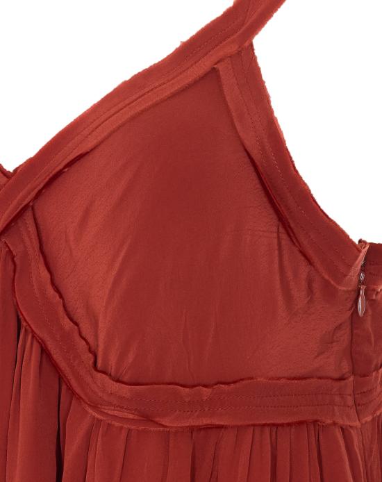 26SS 에센셜앤트워프 미디 원피스 JACOBEAN BU09 Red - ESSENTIEL ANTWERP