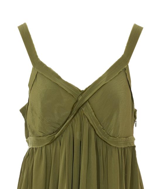 26SS 에센셜앤트워프 미디 원피스 JACOBEAN OM24 Green - ESSENTIEL ANTWERP