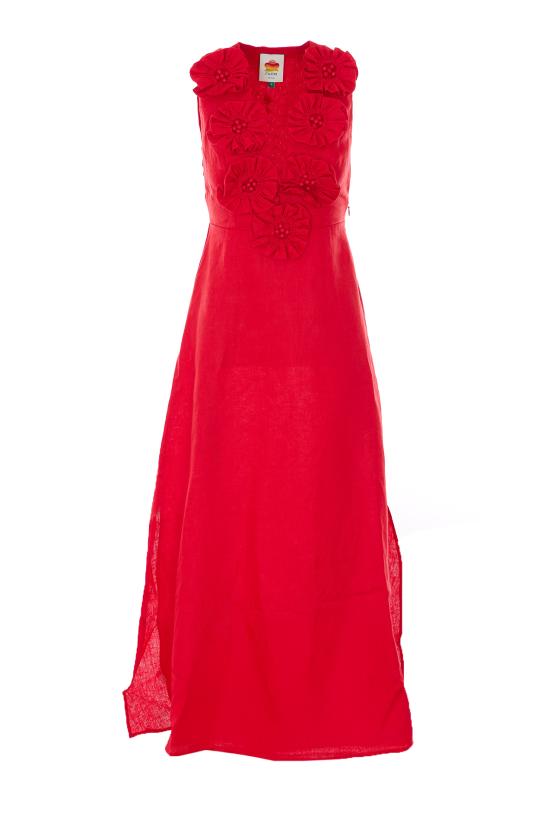 26SS 팜 리오 미디 원피스 347760 L0028 Red