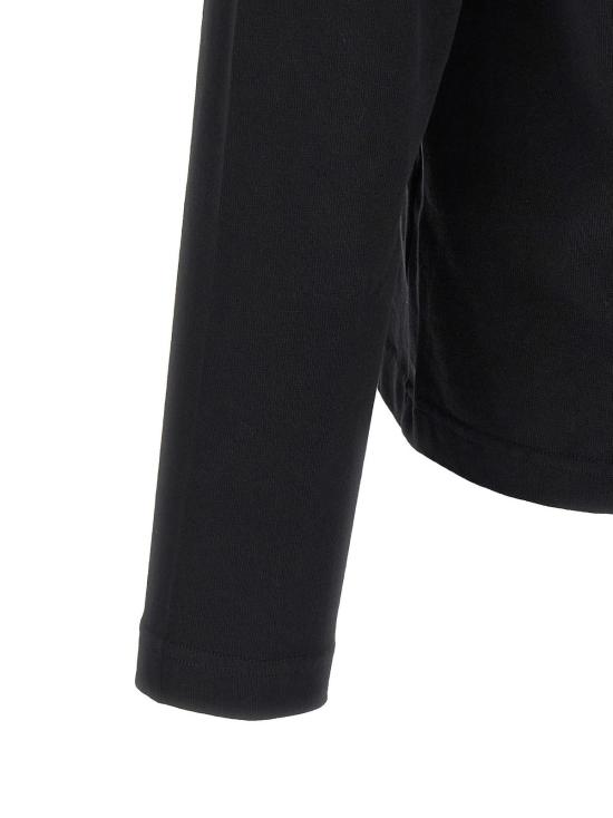  자크뮈스 긴팔 티셔츠 르 티셔츠 그로스그레인 티셔츠 블랙 - JACQUEMUS