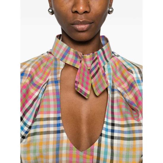  비비안웨스트우드 블라우스 비비안 웨스트우드 셔츠  베이지/핑크 - VIVIENNE WESTWOOD