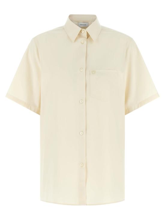  살바토레 페라가모 셔츠 페라가모 간치니 셔츠 베이지