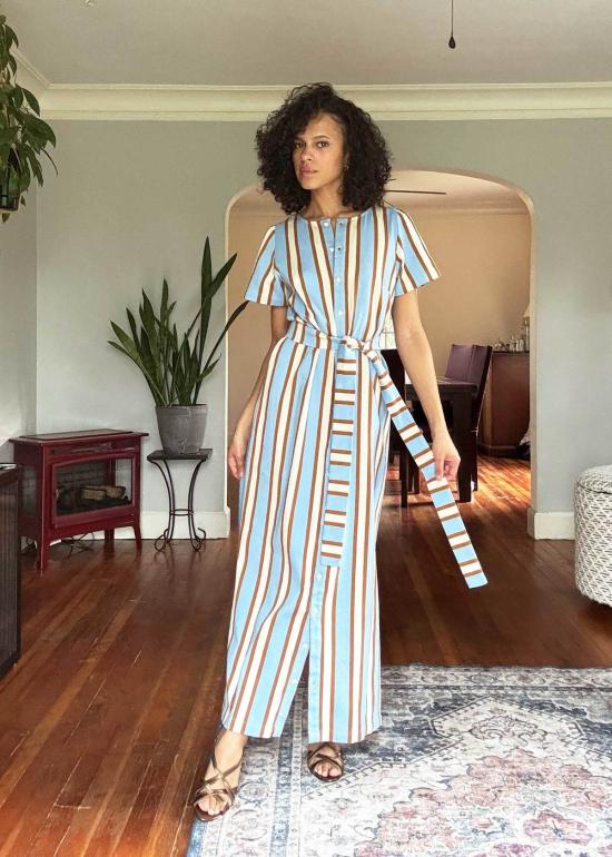  에이스 앤 지그 롱 원피스 에이스앤지그 브루클린 드레스 하이드라