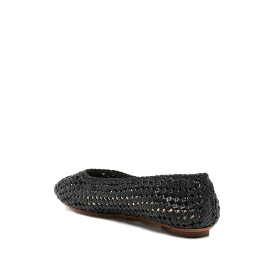  드래곤디퓨전 플랫 슈즈 드래곤 디퓨전 우븐 슬립온 플랫 블랙 - DRAGON DIFFUSION