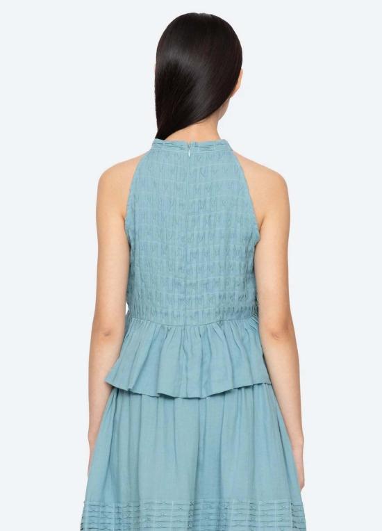  씨뉴욕 민소매 티셔츠 씨 나이 바이올렛 탱크탑 - SEA NY