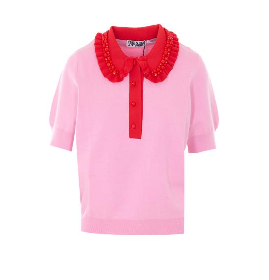 26SS 에센셜앤트워프 폴로 티셔츠 JEWELRY CO17 Pink