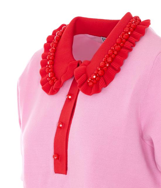 26SS 에센셜앤트워프 폴로 티셔츠 JEWELRY CO17 Pink - ESSENTIEL ANTWERP