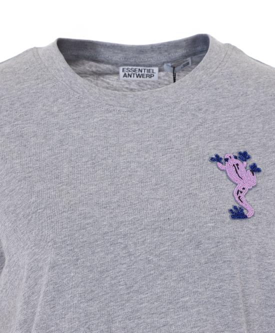 26SS 에센셜앤트워프 반팔 티셔츠 JUNGALA FO25 Grey - ESSENTIEL ANTWERP