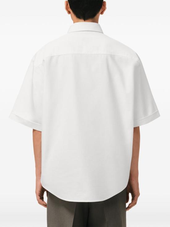 26SS 아미 반팔 셔츠 HSH823CO0031 168 White - AMI