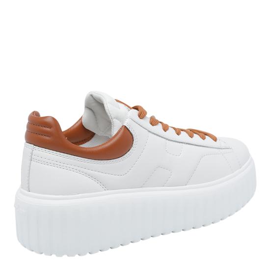 26SS 호간 H-스트라이프 스니커즈 HXW6450FC60 LE90446 White - HOGAN