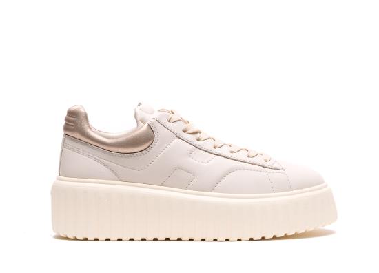 26SS 호간 H-스트라이프 스니커즈 HXW6450FC60 KU00GAN Beige