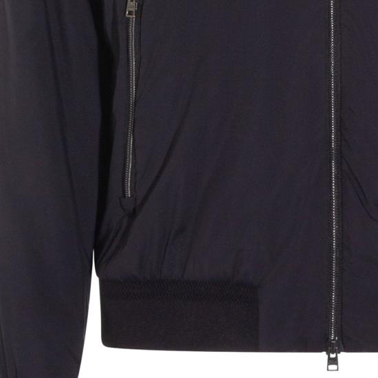  에르노 봄버 자켓 미니멀한 디자인의 헤르노 스트럭처드 재킷 (블랙) - HERNO