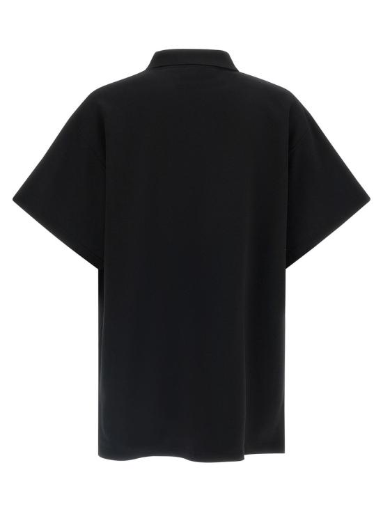  발렌시아가 폴로 티셔츠 로렐 클래식 폴로 셔츠 블랙 - BALENCIAGA