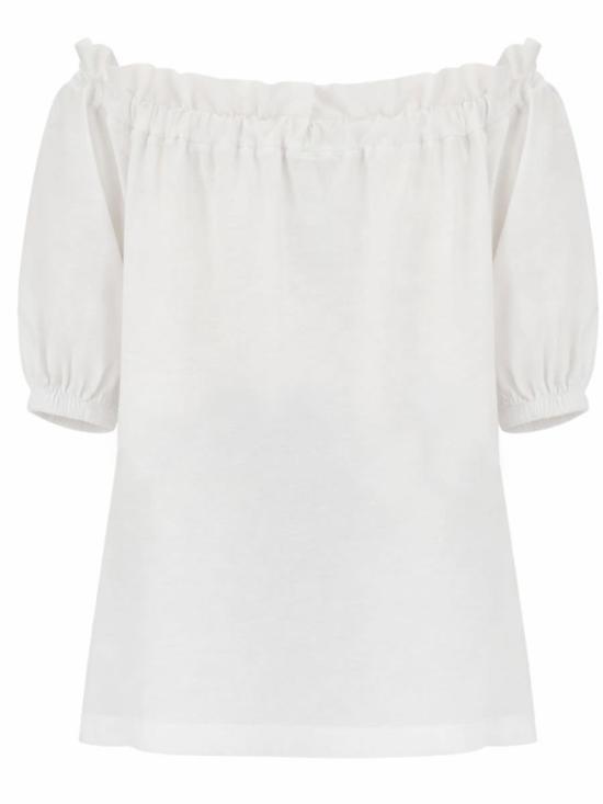  파투 블라우스 탑 볼륨 탑 화이트 - PATOU
