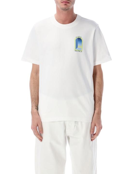 26SS 카사블랑카 반팔 티셔츠 MSS26JTS00110 White