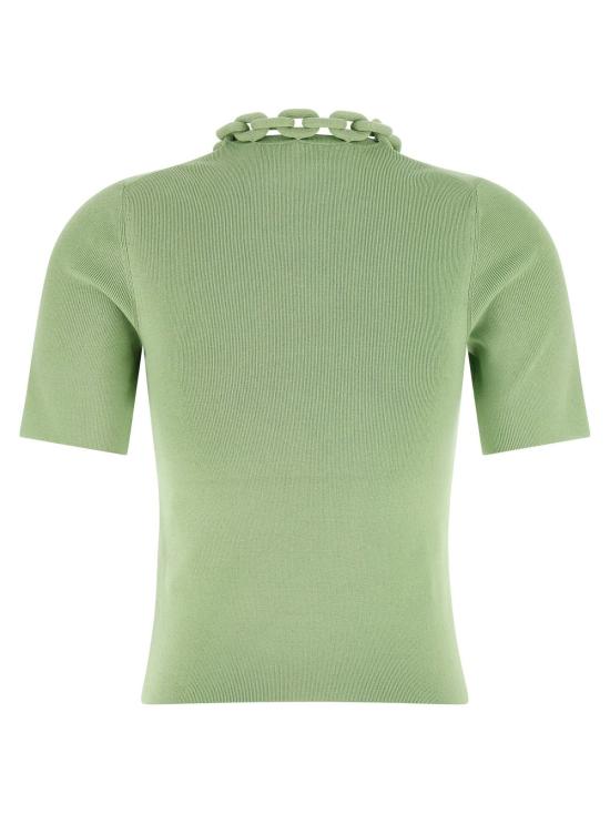  파코라반 반팔 티셔츠 라반 체인 티셔츠 그린 - PACO RABANNE