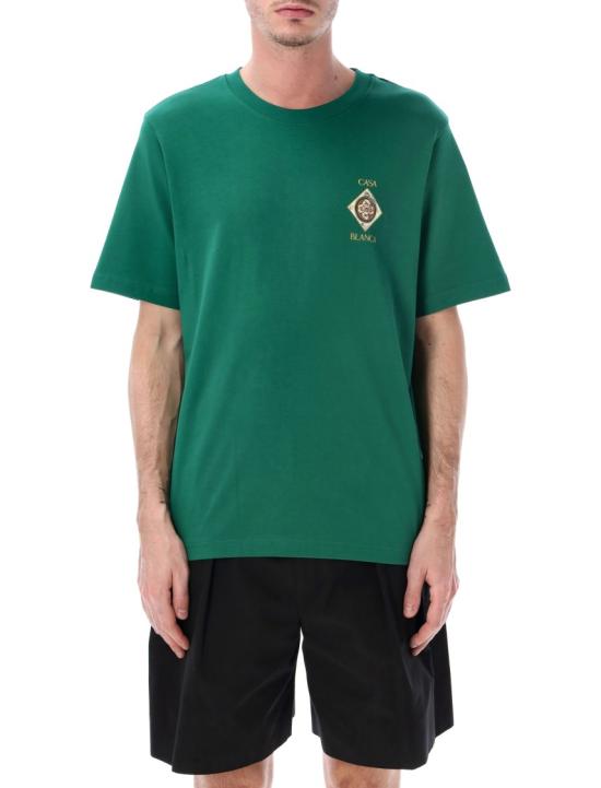 26SS 카사블랑카 반팔 티셔츠 MSS26JTS00103 Green