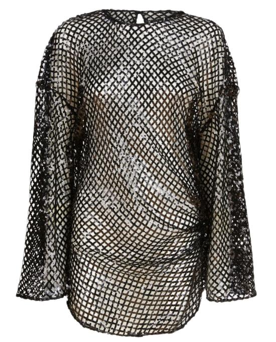 25FW 디 아티코 미디 원피스 251WCA00453PLL009AA100 Black