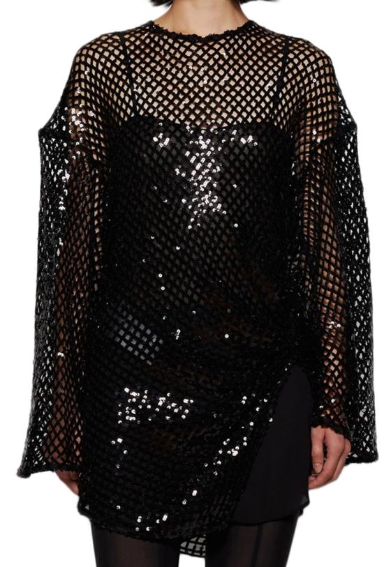 25FW 디 아티코 미디 원피스 251WCA00453PLL009AA100 Black - THE ATTICO