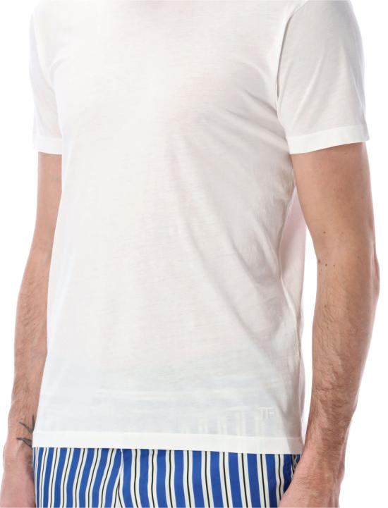 26SS 톰포드 반팔 티셔츠 JCS026JMC084 White - TOMFORD