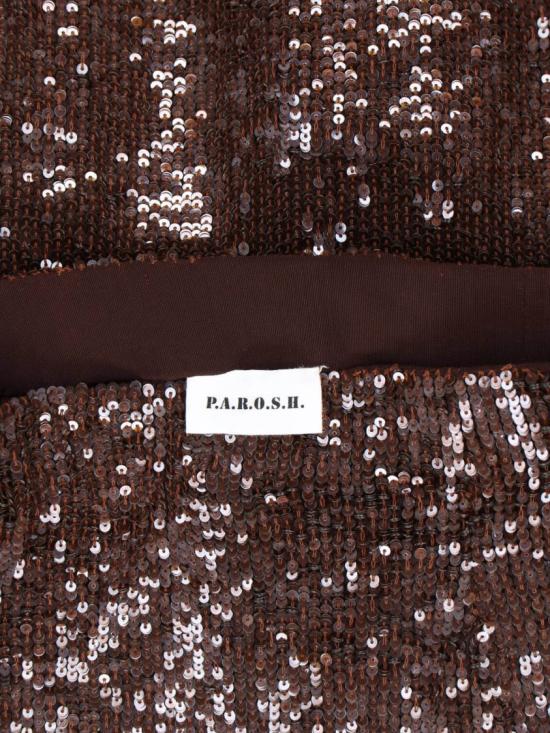 26SS 파로쉬 미디 스커트 D621538008 Brown - PAROSH